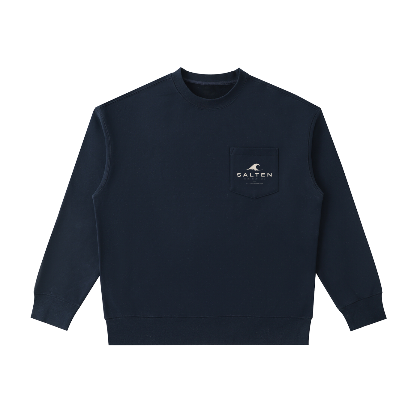 Heavyweight Patch Pocket Crewneck Sweatshirt