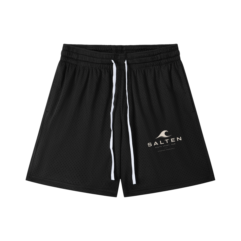 Mesh Drawstring Shorts