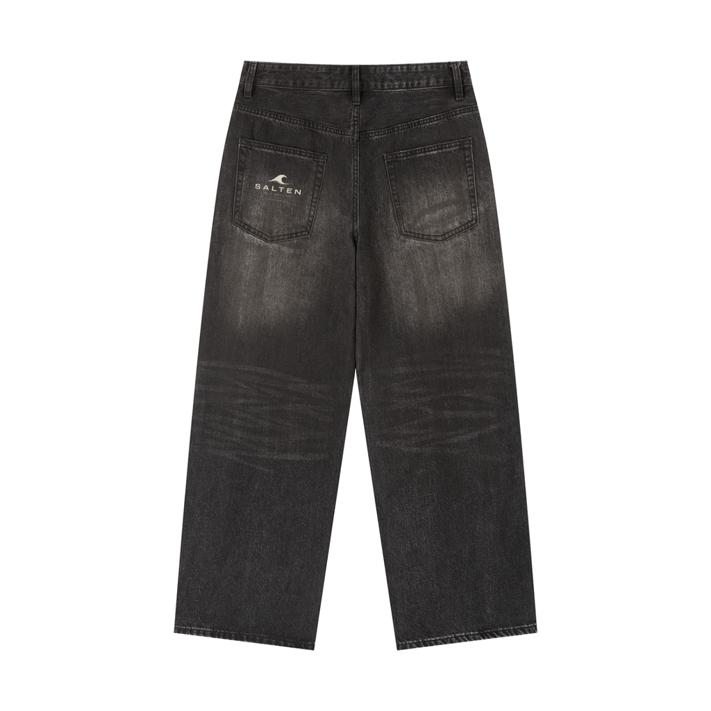Vintage Wash Heavyweight Denim Jeans